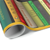 Papier Cadeau Conception de la bibliothèque de Personnalisers (Coin rond)