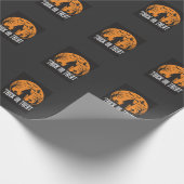 Papier Cadeau Conception de la Faucheuse pour Halloween Trick or (Coin)