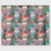 Papier Cadeau Conception de la série Boho Skull 10 (Plat)