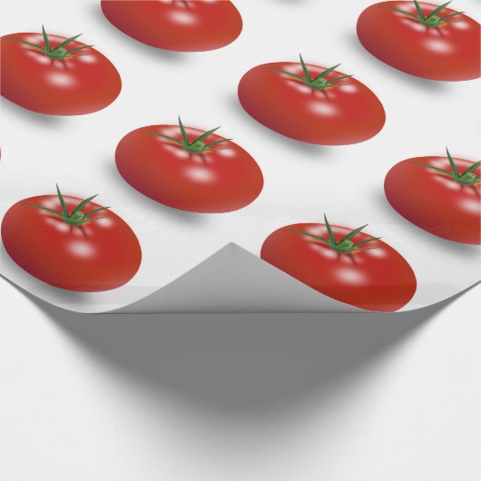 Papier Cadeau Conception de la tomate rouge (Coin)