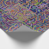 Papier Cadeau Conception de labyrinthe de nouilles (Coin)