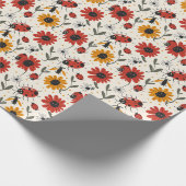Papier Cadeau Conception de Ladybug (Coin)