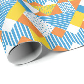 Papier Cadeau Conception de l'Arrière - plan Abstrait géométriqu (Coin rond)