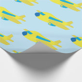 Papier Cadeau Conception de l'avion (Coin)