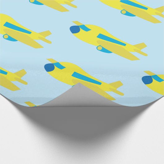 Papier Cadeau Conception de l'avion (Coin)