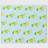 Papier Cadeau Conception de l'avion (Plat)