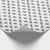 Papier Cadeau Conception de l'historique de Bulldog (Coin)