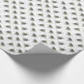 Papier Cadeau Conception de l'historique des canicules (wht) (Coin)
