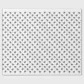 Papier Cadeau Conception de l'historique des canicules (wht) (Plat)