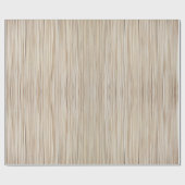 Papier Cadeau Conception de lignes brunes abstraites mignonnes (Plat)