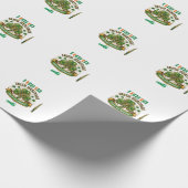 Papier Cadeau Conception de logo pour la célébration de la chanc (Coin)