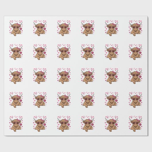 Papier Cadeau Conception de lunettes de soleil pour la Saint-Val (Plat)