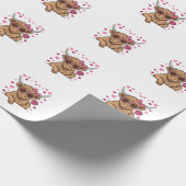 Papier Cadeau Conception de lunettes de soleil pour la Saint-Val (Coin)