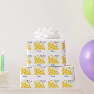Papier Cadeau Conception de macaroni au fromage 