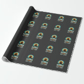 Papier Cadeau Conception de maison hantée de dame de chat effray (Déroulé)