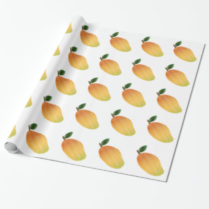 Papier Cadeau Conception de mangue avec titre