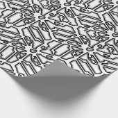 Papier Cadeau Conception de Mazout monochrome Imprimer (Coin)