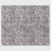 Papier Cadeau Conception de mosaïque dans un motif en pastel (Plat)