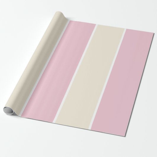 Papier Cadeau Conception de motif à rayures verticales de couleu (Déroulé)