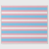 Papier Cadeau Conception de motif de drapeau de fierté transgenr (Plat)