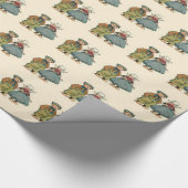 Papier Cadeau Conception de moulins à vent Delft (Coin)