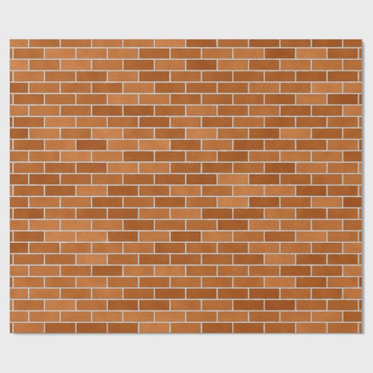Papier Cadeau Conception de mur de briques (Plat)