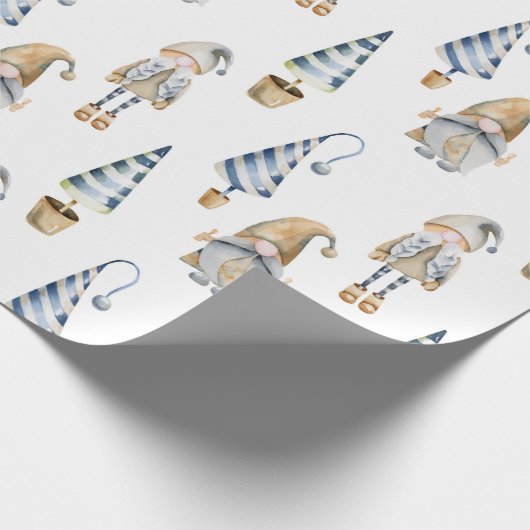 Papier Cadeau Conception de Noël endormie (Coin)