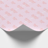 Papier Cadeau conception de nœud rose (Coin)