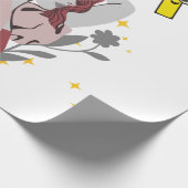 Papier Cadeau conception de nom mignon EMAN (Coin)