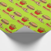 Papier Cadeau Conception de nourriture industrielle (Coin)