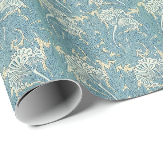 Papier Cadeau Conception de papier peint de William Morris (Coin rond)