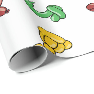 Papier Cadeau Conception de partie d'animaux de ballon