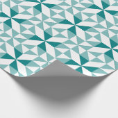Papier Cadeau Conception de Patchwork de choix d'Annie en Turquo (Coin)