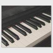 Papier Cadeau Conception de piano cool (Plat)