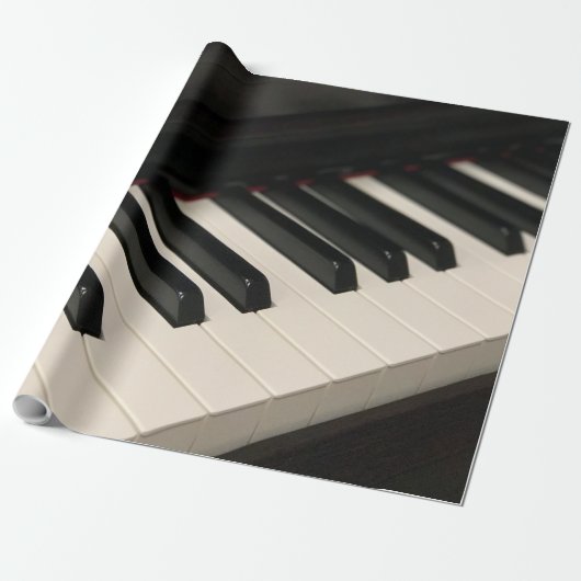 Papier Cadeau Conception de piano cool (Déroulé)