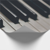 Papier Cadeau Conception de piano mignonne (Coin)