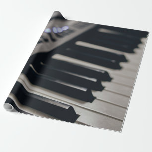 Papier Cadeau Conception de piano mignonne