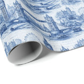 Papier Cadeau Conception de plan directeur architectural de Lond (Coin rond)