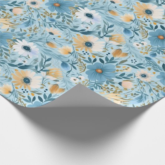 Papier Cadeau Conception de prairie de marais (Coin)