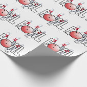 Papier Cadeau Conception de quilles (Coin)