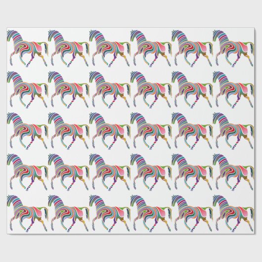 Papier Cadeau Conception de Rainbow (Plat)