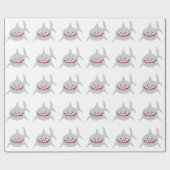 Papier Cadeau Conception de requins (Plat)
