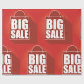 Papier Cadeau Conception de sacs de vente au détail rouges pour  (Plat)