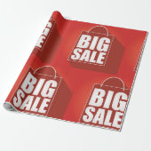 Papier Cadeau Conception de sacs de vente au détail rouges pour  (Déroulé)