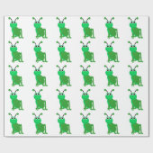 Papier Cadeau Conception de sauterelle (Plat)