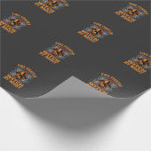Papier Cadeau Conception de sorcière de Halloween de pompier (Coin)