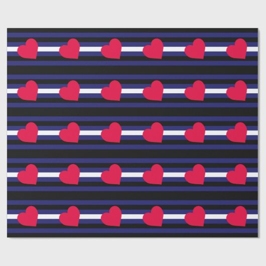 PAPIER CADEAU CONCEPTION DE STRIPES DE DRAPEAU EN CUIR PRIDE - P (Plat)