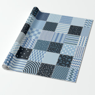 Papier Cadeau Conception de surfaces composées. Motif de patchw