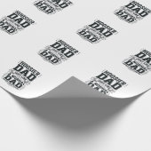 Papier Cadeau Conception de t-shirt de citation de gravure vinta (Coin)