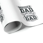 Papier Cadeau Conception de t-shirt de citation de gravure vinta (Coin rond)